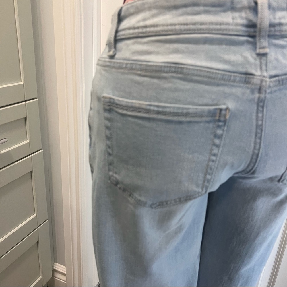 JORDACHE Boho Boyfriend Fit Daisy Jeans Yellow White Floral Light Blue Size 4 - Picture 9 of 16